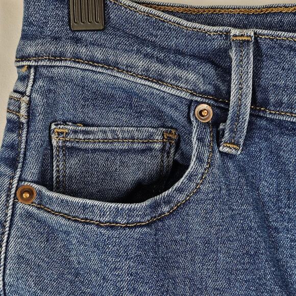 NOVA VINTAGE WOMEN'S BLUE WASH DENIM JEANS SIZE 26 – STYLE NVHRST836M BUTTON FLY - Picture 4 of 14